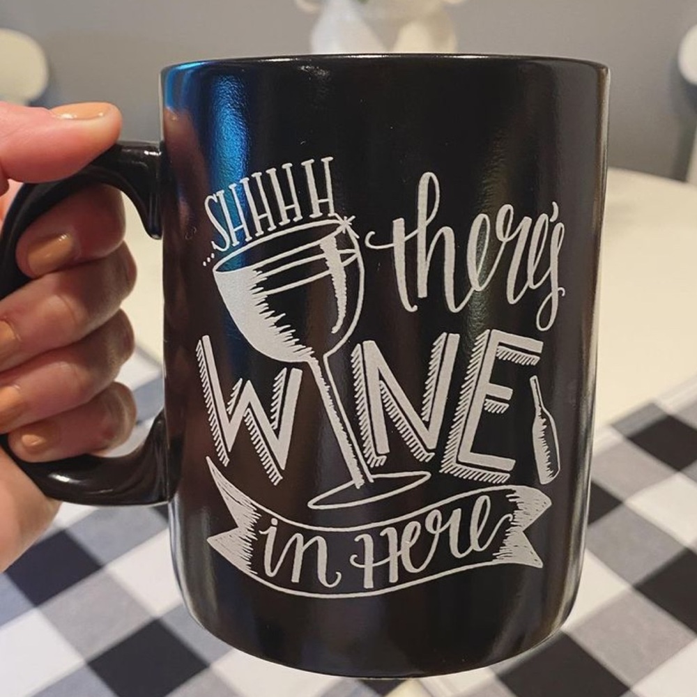 Shhhh there’s wine in here coffee mug
